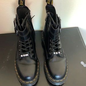 Black buckle dr. Martens. Brand new
